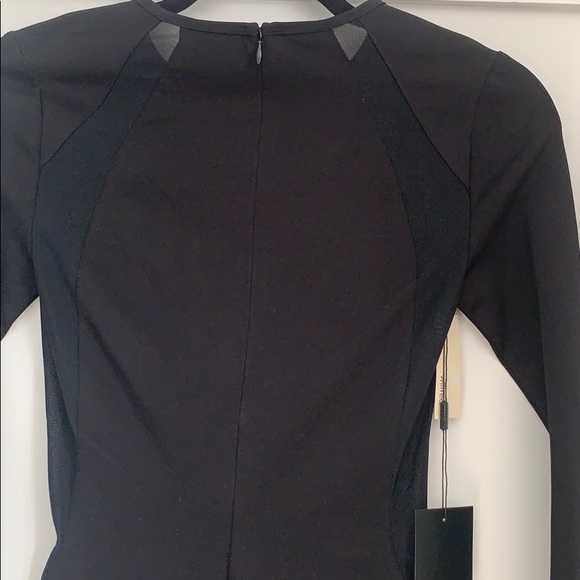 Aritzia Wilfred Free Bodycon Dress w/ Mesh Panels - Picture 4 of 5